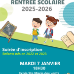 SOIREE INSCRIPTION ECOLE SAINTE MARIE DES VENTS