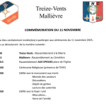 COMMEMORATION DU 11 NOVEMBRE