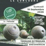 CONCOURS DE BOULES EN BOIS
